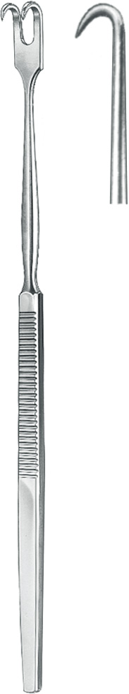 Hooklet, sharp, 1 prong