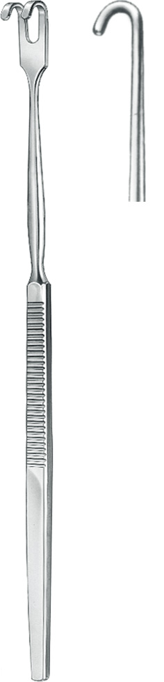 Hooklet, blunt, 1 prong