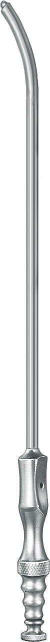 Suction tube, acc. to Adson, curved