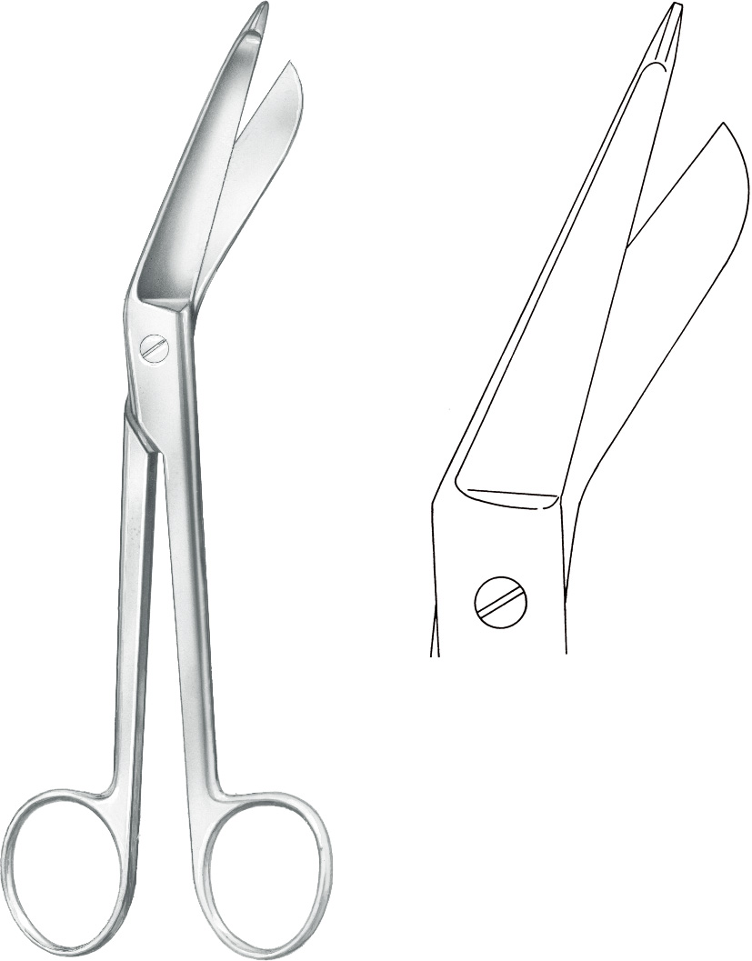 Bandage scissors, acc. to Lister