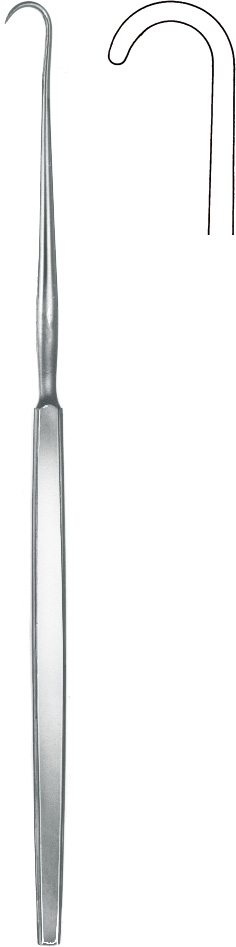 TraCheal retractor, acc. to Iterson, blunt