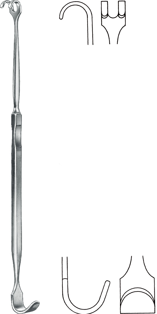 TraCheal-Retractor, acc. to Jackson, double-ended