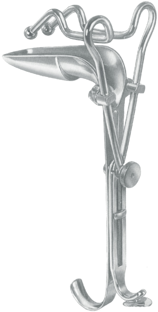 Vaginal speculum, acc. to Guttmann