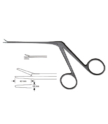 Micro ear forceps, straight