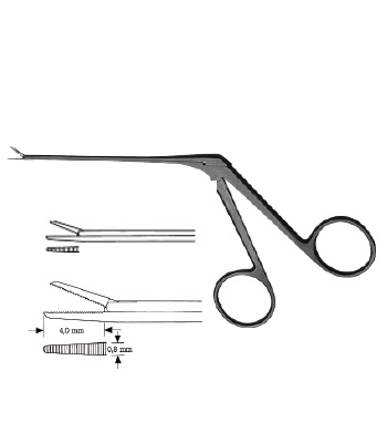 Micro ear forceps, straight