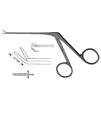 Micro ear forceps, right