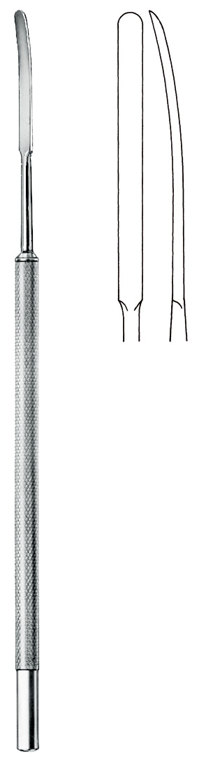Elevator acc. to Salyer, slightly curved