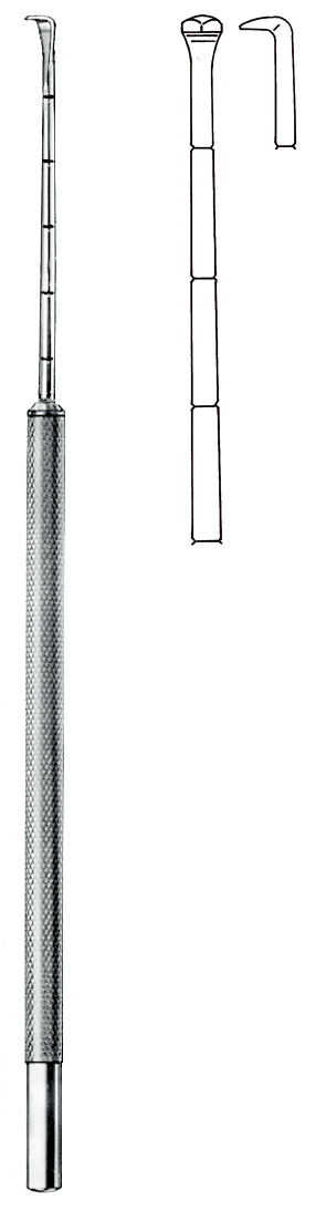 Elevator acc. to Salyer,, angled, graduated