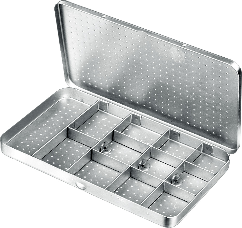 Needle case, perforated