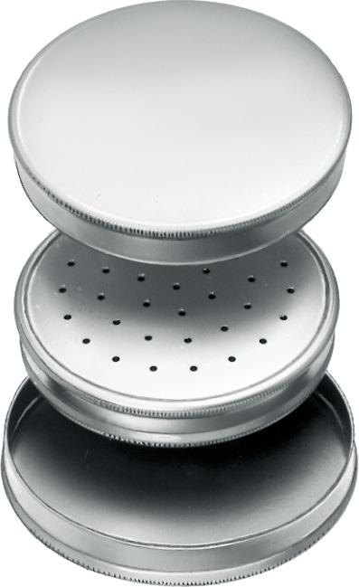 Needle case, round, CLOSED